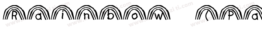 Rainbow (ParaType)字体转换